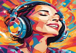 Frauen Pop Art