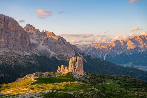 Sonnenaufgang in den Dolomiten