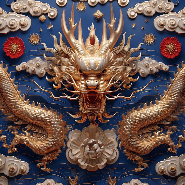 Chinese motif by de-nue-pic