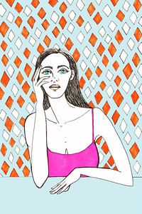 Fille psychédélique