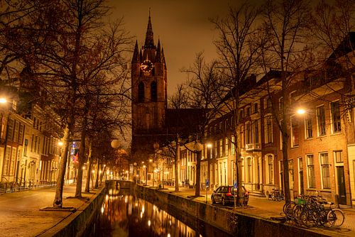 Die alte Kirche in Delft