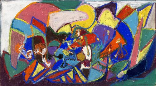 Figuurcompositie, ADOLF HÖLZEL, rond 1930