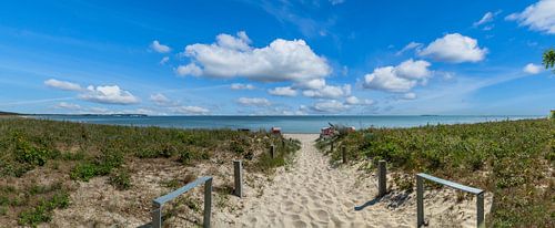 Panoramafoto Strandzugang in Thiessow auf Rügen von GH Foto & Artdesign