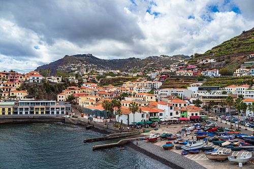 Blick auf Camara de Lobos auf der Insel Madeira, Portugal