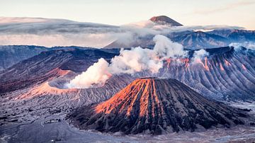 Vulkaan de Bromo - Indonesie van Dries van Assen