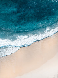 & s de vagues à la plage sur Art in color