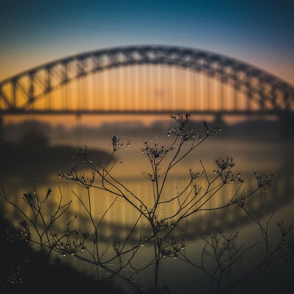 Spoorbrug Rijn bij Oosterbeek ochtend par Michiel van Druten