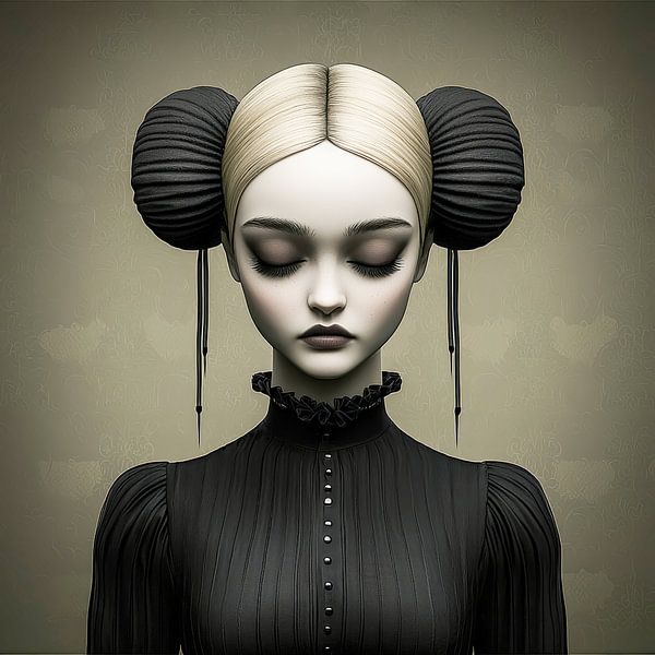 Silent reflection by Klaus Tesching - Art-AI