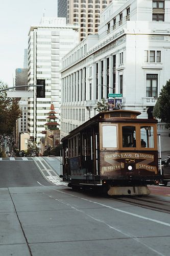 Kabeltram rijd door San Francisco | Reisfotografie | Californië, U.S.A.