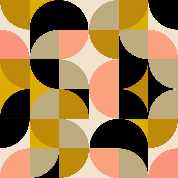 Organic Vintage Geometry II by Mad Dog Art
