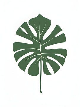 Monstera Blatt Minimalist von Giandra Safaraz