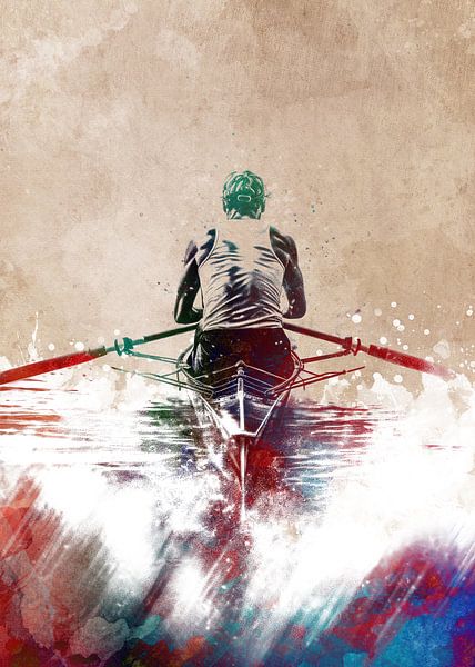 Kayaking sport art #kayaking by JBJart Justyna Jaszke