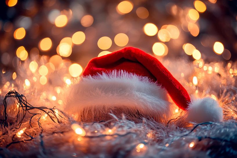 Weihnachtsmütze Glanz von Poster Art Shop