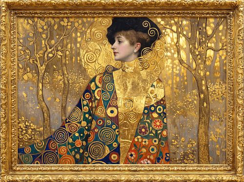 Geinspireerd door Gustav Klimt's art