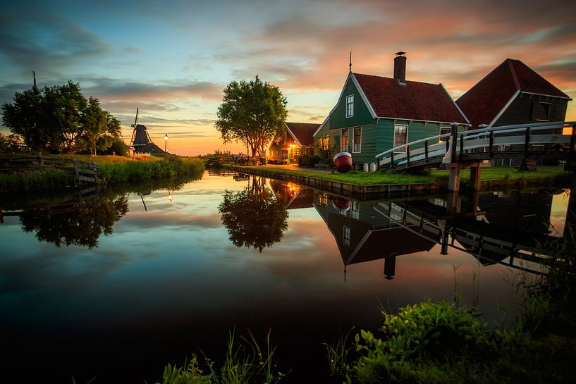 Kaasboederij in Zaanse Schans van Björn van den Berg