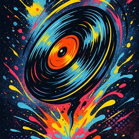 Neon Groove Explosion - Rhythm in colour by Eric Nagel