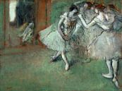 Edgar Degas. A Group of Dancers van 1000 Schilderijen thumbnail