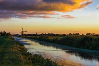 Zonsondergang von Marjon van den Broek Miniaturansicht