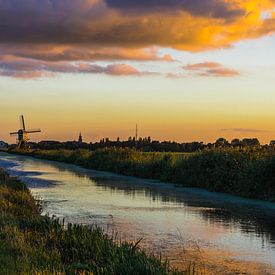 Zonsondergang van Marjon van den Broek