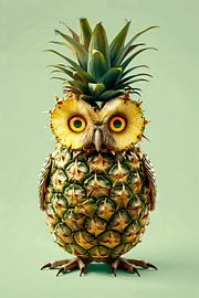 Pineapple owl by Poster Art Shop