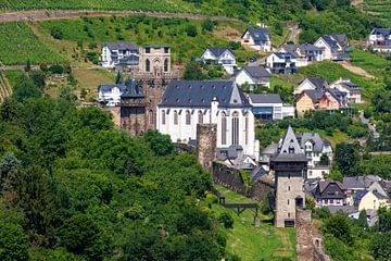 Kirche St. Martin Historische Stadtmauer, Oberwesel, Unesco Weltkulturerbe Oberes Mittelrheintal, Rh