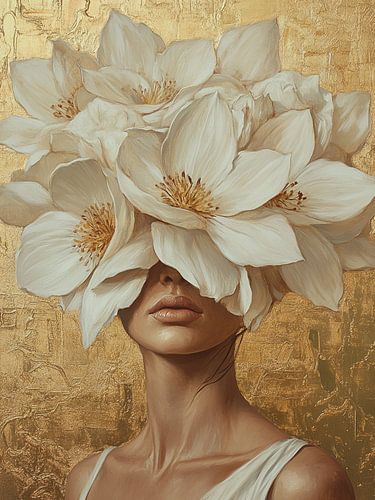 Portrait abstrait moderne