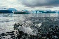 Gletscherlagune in Island von Shanti Hesse Miniaturansicht