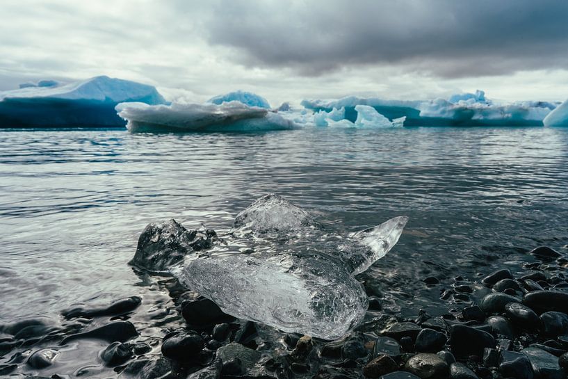 Lagune de glacier en Islande par Shanti Hesse