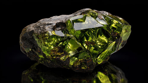 Uranium mineraal steen panorama