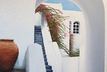 Kastelli resort Santorini détail sur Russell Hinckley