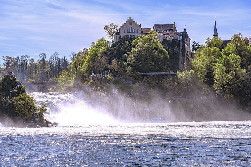 PLACES OF INTEREST : SWITZERLAND - CASTLE LAUFEN - RHINE FALLS - SCHAFFHAUSEN by Photoart-Naegele