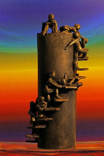 Lebenszyklus-Turm; Höhen und Tiefen, zähle deinen Segen! von Wim Bodewes