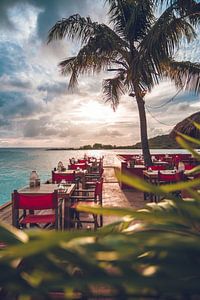 Dîner au bord de la mer