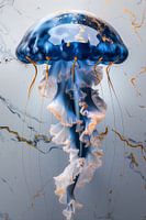 Blue jellyfish