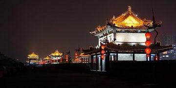 De verdedigingsmuur van Xi'an van Piedro de Pascale