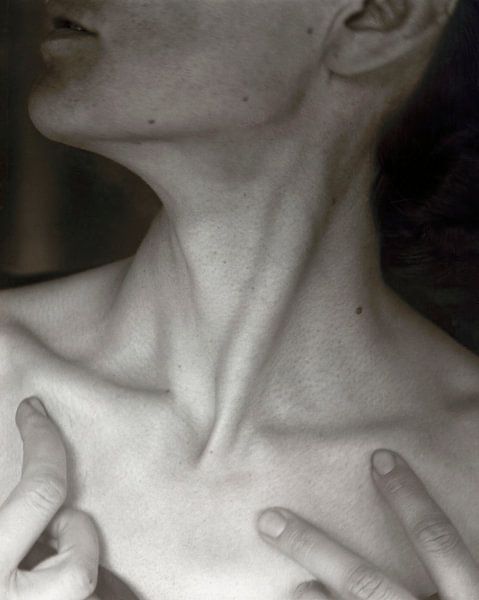 Georgia O'Keeffe - Neck (1921) by Alfred Stieglitz by Peter Balan