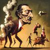 Salvador Dali interpretatie van Digital Art Nederland