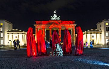 Brandenburger Tor Berlin in besonderem Licht von Frank Herrmann