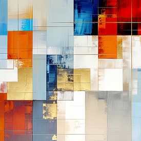 Champs de couleur dans la peinture abstraite sur AidasignArt