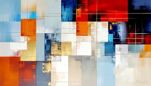 Kleurenvelden in abstracte schilderkunst