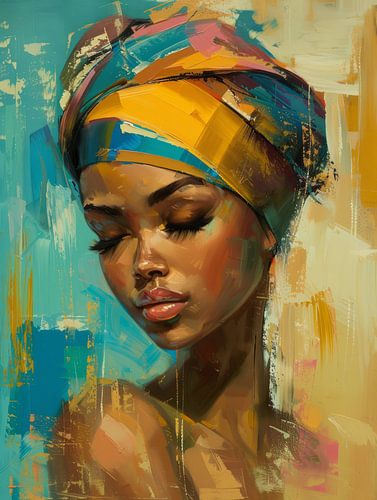 Colourful portrait
