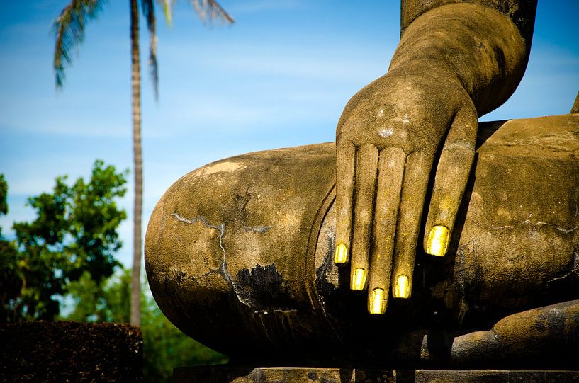 Bouddha aux ongles, Sukothai (Thaïlande) par Olivier Van Acker