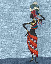 African woman by Richard Laschon