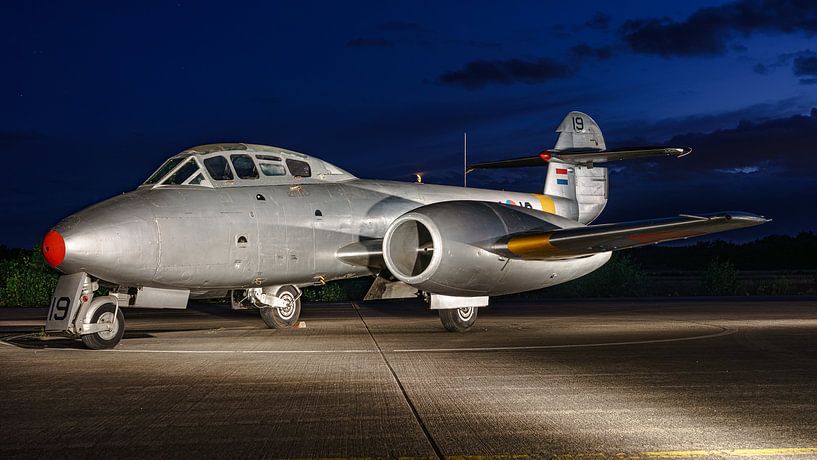 Royal Air Force Gloster Meteor T.Mk.7 Trainingsflugzeug. von Jaap van den Berg
