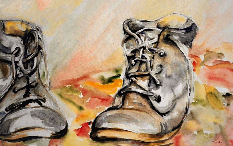 My old shoes. by Ineke de Rijk