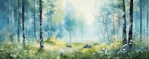Natürliches Aquarell