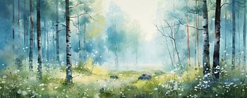 Natürliches Aquarell