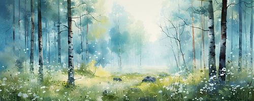 Natürliches Aquarell