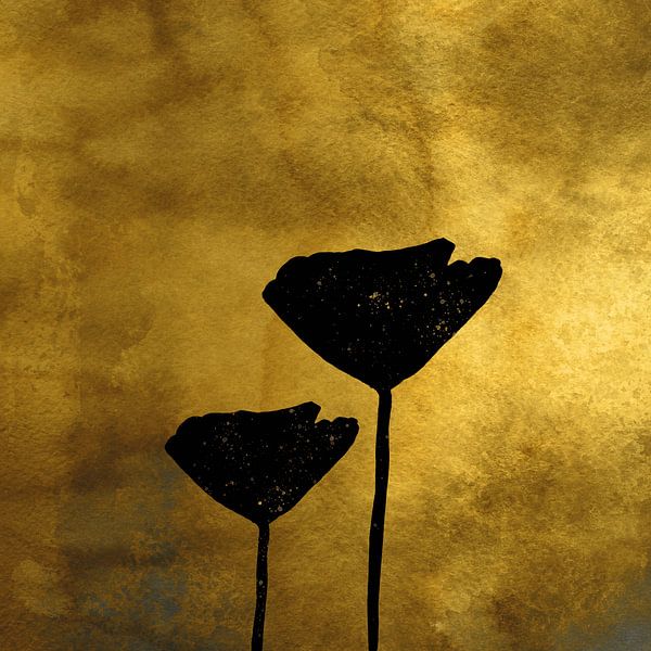 Golden flowers by zippora wiese