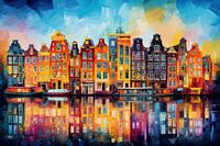 Amsterdam Abstract In Colour